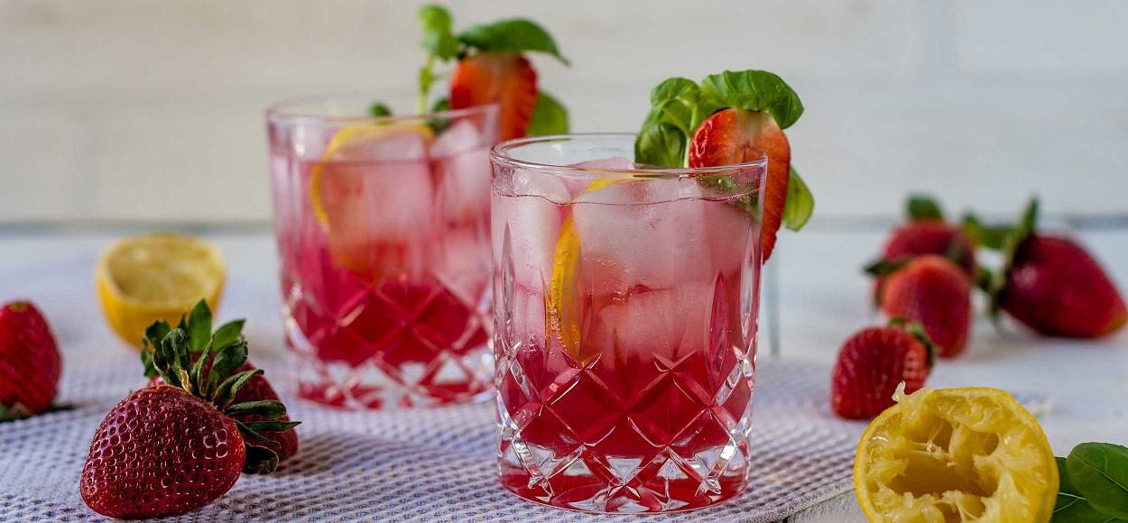 Lemonade strawberry syrup