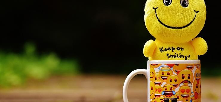 cup with smiles