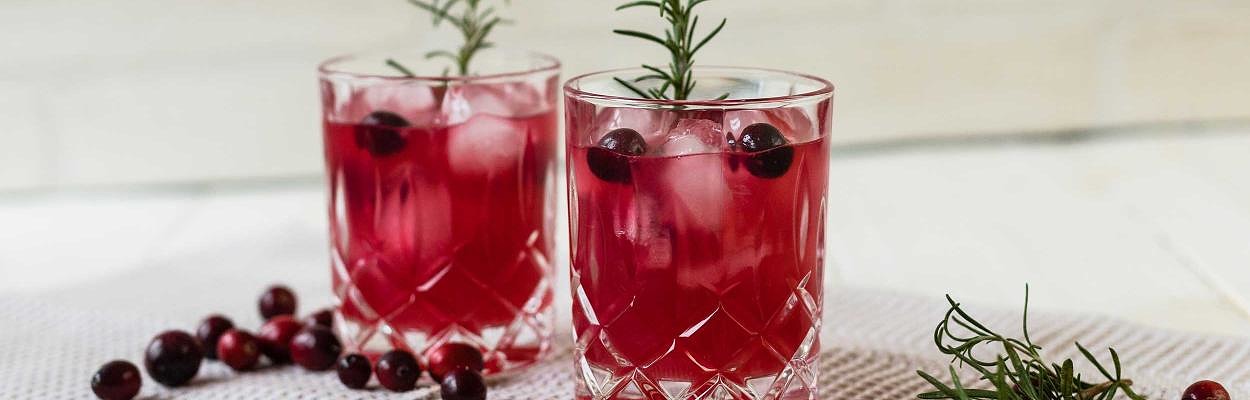 Xmas cocktail: Cranberry Sparkler