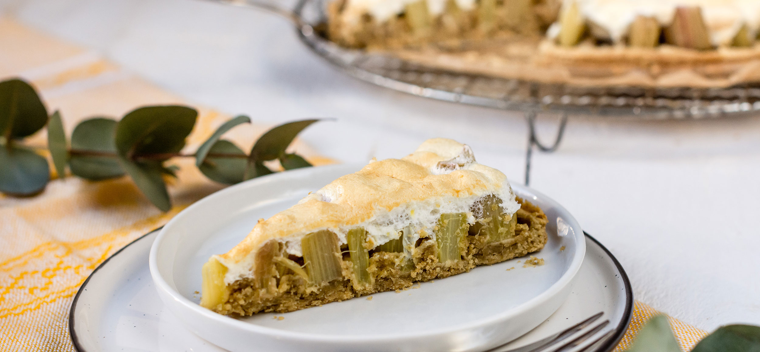 Rhubarb cake