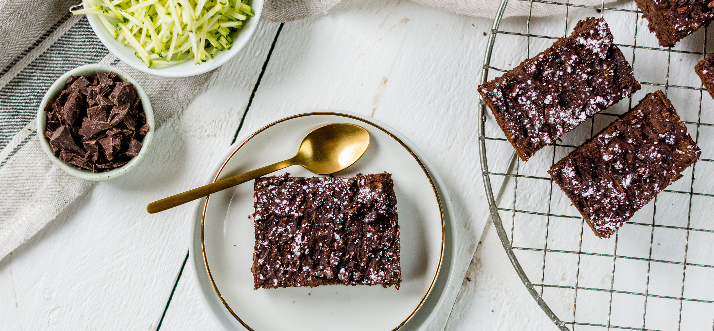 Zucchini brownies