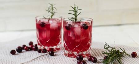 Xmas cocktail: Cranberry Sparkler